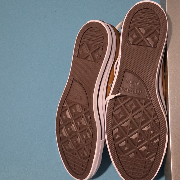 Converse Chuck Taylor All Star Hi Canvas Sneaker 'Wheat/White' A09971C Mustard - Picture 10 of 14